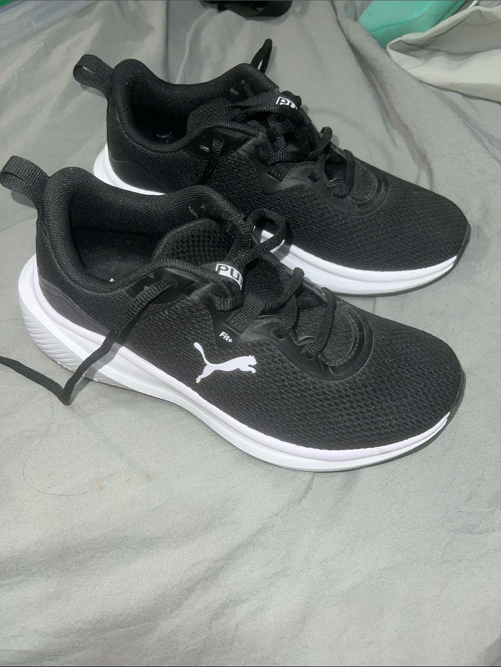 Puma Black & White Athletic Sneakers